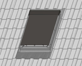 FAKRO Dachfenstermarkise AMZ 090 RAL 7022