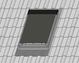 FAKRO Dachfenstermarkise AMZ 089 RAL 9005