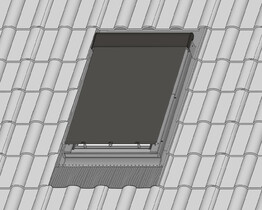 FAKRO Dachfenstermarkise AMZ 092 RAL 7022