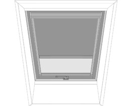 Innenrollo für Dachfenster FAKRO ARP 216 Asch