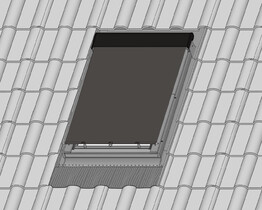 FAKRO Dachfenstermarkise AMZ 090 RAL 9005