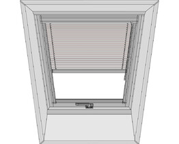 Jalousie für Dachfenster FAKRO AJP 141 hellbeige